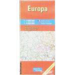 Europa harta politica si rutiera / political and road map
