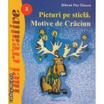 Idei Creative Picturi pe sticla Motive de Craciun