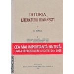 Istoria literaturii romanesti in 3 volume