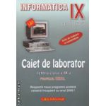 Informatica - Caiet de laborator pentru clasa a IX-a PROFILUL REAL ( Editura: L&S Info-mat, Autor: Carmen Minca ISBN 973-7658-01-9 )