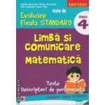 Teste de evaluare finala standard - limba si comunicare, matematica clasa a 3 ( editura: Paralela 45, autor: Daniela Berechet, ISBN 9789734718573 )