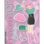 Princess Top Stickers ( mov ) ( Editura : Girasol ISBN 9786065255456 )