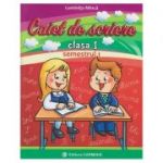Caiet de scriere clasa I semestrul I ( CD )( Editura: Carminis, Autor: Luminita Minca ISBN 9789731232881 )