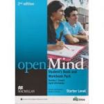 Open Mind Student s Book and Workbook Pack Starter Level Second Edition + DVD and Audio CD ( Editura: Macmillan, Autor: Dorothy E Zemach, Ingrid Wisniewska ISBN 9780230458895 )