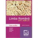 Memorator Limba Romana pentru clasele 5-8 ( Editura: Booklet, Autor: Vasilica Zegrean ISBN 9786065902978 )