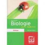 Memorator de Biologie pentru clasele 9-10 Sinteze (Editura: Booklet, Autor: Mariana Hutanu ISBN 9786065902886 )