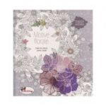 Motive florale / Carte de colorat pentru adulti(Editura: Aramis ISBN 9786067064001)