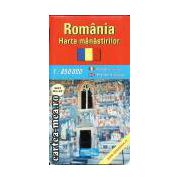 ROMANIA - HARTA MANASTIRILOR