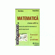 Matematica - XII, M1 - Algebra, Analiza matematica