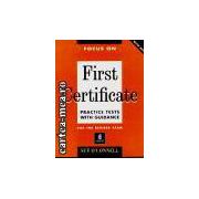 FIRST CERTIFICATE-PRACTICE TESTS WITH GUIDANCE(editura Longman, autor:SUE O'CONNELL isbn:0-175-57131-7)