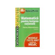 Matematica-testare nationala 2007