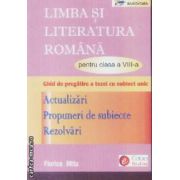 Limba si literatura romana ghid teza cu subiect unic cls 8-a