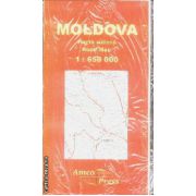 Moldova harta rutiera / road map