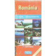 Romania campings and motels map