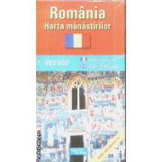 Romania harta manastirilor / map of monasteries