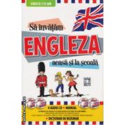 Sa invatam Engleza acasa si la scoala 7-13 ani + 4 CD-uri +Manual + Dictionar de Buzunar