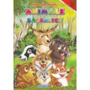 Animale salbatice Carte de colorat