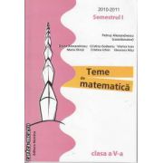 Teme de matematica clasa 5 a Semestrul 1