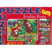 Scufita Rosie Puzzle 2-5 ani