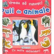 Vreau sa cunosc Puii de animale Cu abtibilduri