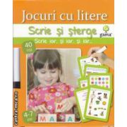 Jocuri cu litere scrie si sterge(editura Gama isbn: 978-973-149-231-5)