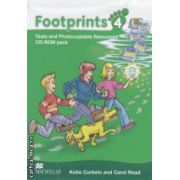 Footprints 4: Tests and Photocopiable Resources: CD - ROM pack ( editura: Macmillan, autori: Katie Curbelo, Carol Read ISBN 9780230722248 )