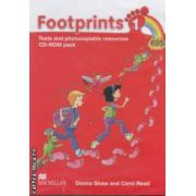 Footprints 1: Tests and Photocopiable Resources: CD - ROM pack ( editura: Macmillan, autori: Donna Shaw, Carol Read ISBN 9780230716384 )