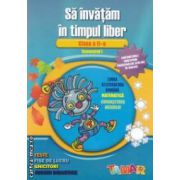 Sa invatam in timpul liber - clasa a II - a, semestrul I: limba si literatura romana, matematica, cunoasterea mediului ( editura: Tamar, coordonatori: Alexandrina Dumitru, Mirela Mihaescu ISBN 9786068010335 )