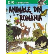 Animale din Romania + 210 abtibilduri ( editura: Flamingo GD, trad.: Victoria Milescu ISBN 9789737948694 )