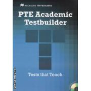 PTE Academic Testbuilder - Tests that Teach with 3 CDs ( editura: Macmillan ISBN 9780230427860 )