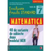 Teste de evaluare finala standard - matematica clasa a 7 - a ( editura: Paralela 45, autor: Sorin Peligrad, ISBN 9789734718603 )