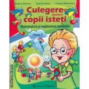 Culegere pentru copii isteti matematica si explorarea mediului clasa I ( Editura: Carminis, Autor: Rodica Dinescu, Daniela Stoica, Carmen Minulescu ISBN 9789731232195 )