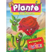 Plante si flori frumoase Distractie in culori carte de colorat ( Editura: Prichindel ISBN 978-606-93009-601 )