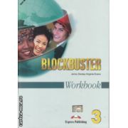 Blockbuster 3 Workbook ( Editura: Express Publishing, Autor: Jenny Dooley, Virginia Evans ISBN 9781845587536 )