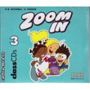 Zoom In 3 Class CDs ( editura : MM Publications , autor : H.Q. Mitchell , ISBN 9789603792826 )