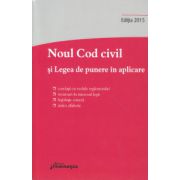 Noul Cod civil si Legea de punere in aplicare ( Editura: Hamangiu ISBN 9786062701482 )