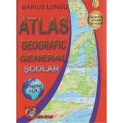 Atlas geografic general scolar ( Editura: Carta Atlas, Autor: Marius Lungu ISBN 9786069390528 )