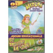 Natura se trezeste la viata - invata in limba engleza - CD cu jocuri educationale 5-7ani ( Editura: EduTeca, ISBN 9786069262108 )