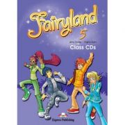 Curs limba engleză Fairyland 5 Audio CD (set 3 CD) ( Editura: Express Publishing, Autor: Jenny Dooley, Virginia Evans ISBN 9780857770509 )