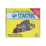 Go Starters Class CDs/CD-ROMs. Including Techer's Notes. Updates For The Revised 2018 YLE Tests ( editura: MM Publications, autori: H. Q. Mitchell, Marileni Malkogianni, ISBN 9786180519655 )