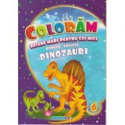 Coloram! Desene mari pentru cei mici. Romana-engleza. Dinozauri ( Editura: Eurobookids ISBN 9786068373928)