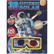 Sistemul solar cu ochelari 3D+ ABTIBILDURI( Editura: Girasol ISBN 9786065259157)