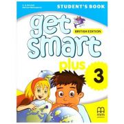 Get Smart Plus 3 Student's Book British Edition ( editura: MM Publications, autori: H. Q. Mitchell, Marileni Malkogianni, ISBN 9786180521528)