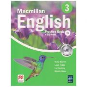 Macmillan English 3 Practice Book + Audio Pack (Editura: Macmillan, Autor(i): Mary Bowen, Louis Fidge, Liz Hocking ISBN 9781035118427)