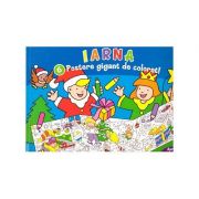 Iarna. 6 postere gigant de colorat! ( Editura: Nomina ISBN 9786065357457 )