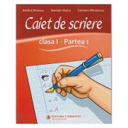 Caiet de scriere clasa 1, Partea 1 CSL1(Editura: Carminis, Autori: Rodica Dinescu, Daniela Stoica, Carmen Minulescu ISBN 978-973-123-444-1)
