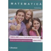 Matematica simulare pentru Evaluarea Nationala clasa a 7 a editie revizuita 2024 GM221(Editura: Booklet, Autor: Daniela Stoica ISBN 978-630-6662-60-9)