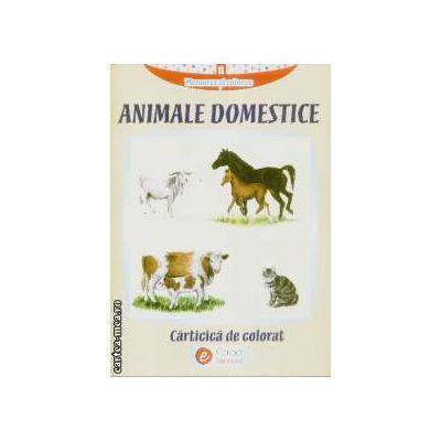 Animale domestice carte de colorat