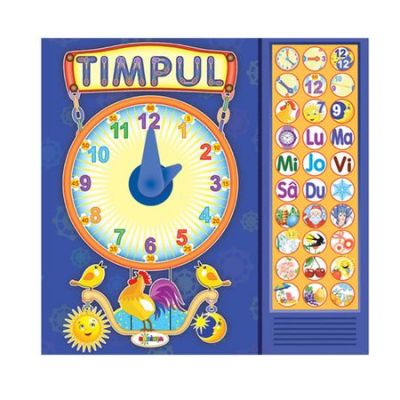 Timpul. Carte cu sunete ( Editura: Dorinta Autor: Inesa Tautu ISBN 9789975140737)