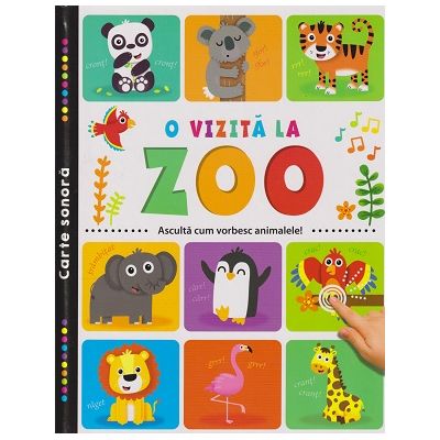 Carte sonora O vizita la Zoo (Editura: Prut, ISBN 9789975544689)